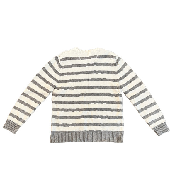 Vintage Old Money Ski Lodge Coastal Aesthetic preppy wool cotton blend sweater - Picture 3 of 7